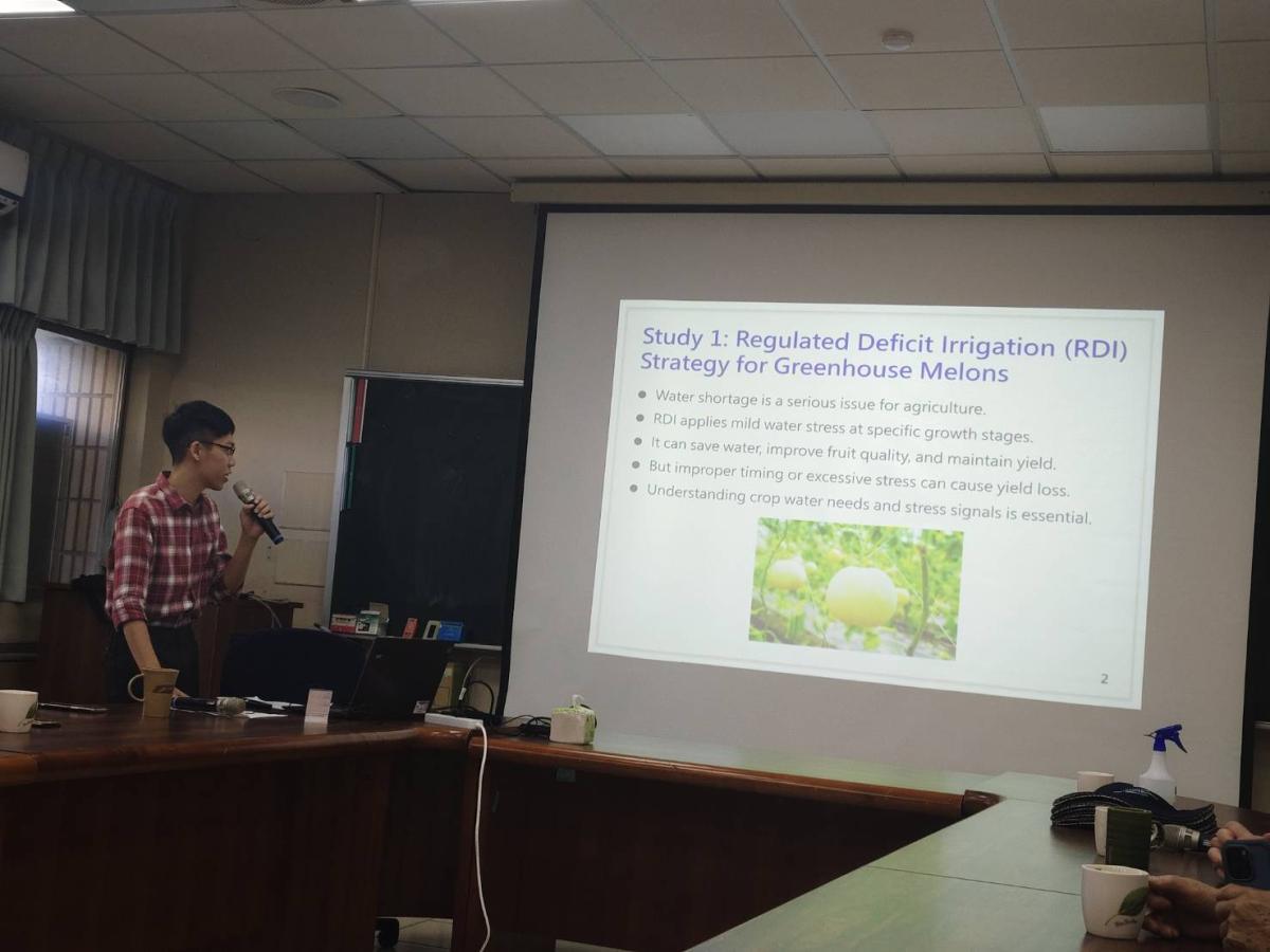 114/11/5歡迎奎尼農業與自然資源學院代理院長Grant Cardon等人蒞訪農藝系